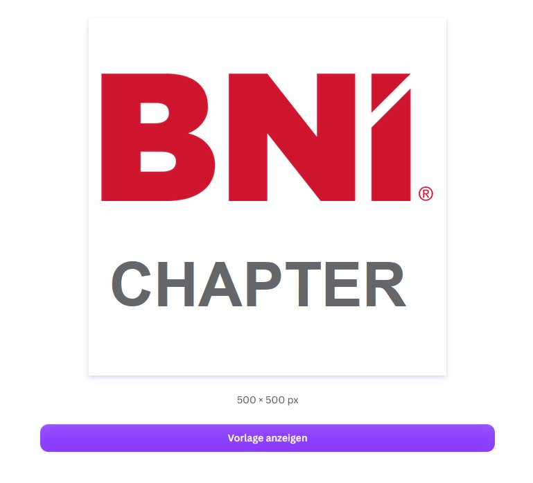 Chapter-Logos Vorlage
